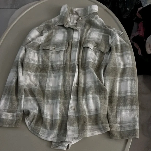 Plaid Shacket - Picture 1 of 3